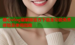 糖心vlog破解版官方下载全功能免费体验及使用指南