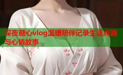 深夜糖心vlog温暖陪伴记录生活点滴与心情故事