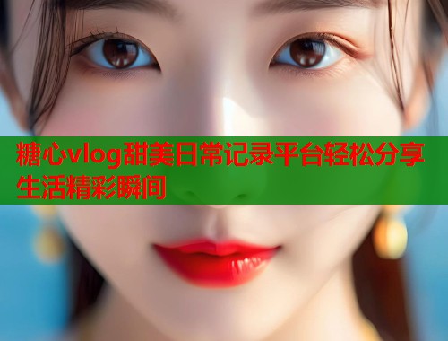 糖心vlog甜美日常记录平台轻松分享生活精彩瞬间  第1张