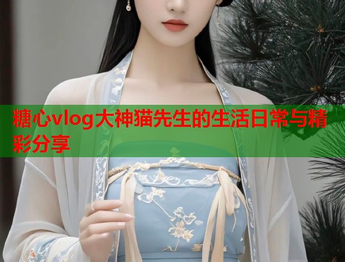 糖心vlog大神猫先生的生活日常与精彩分享  第1张